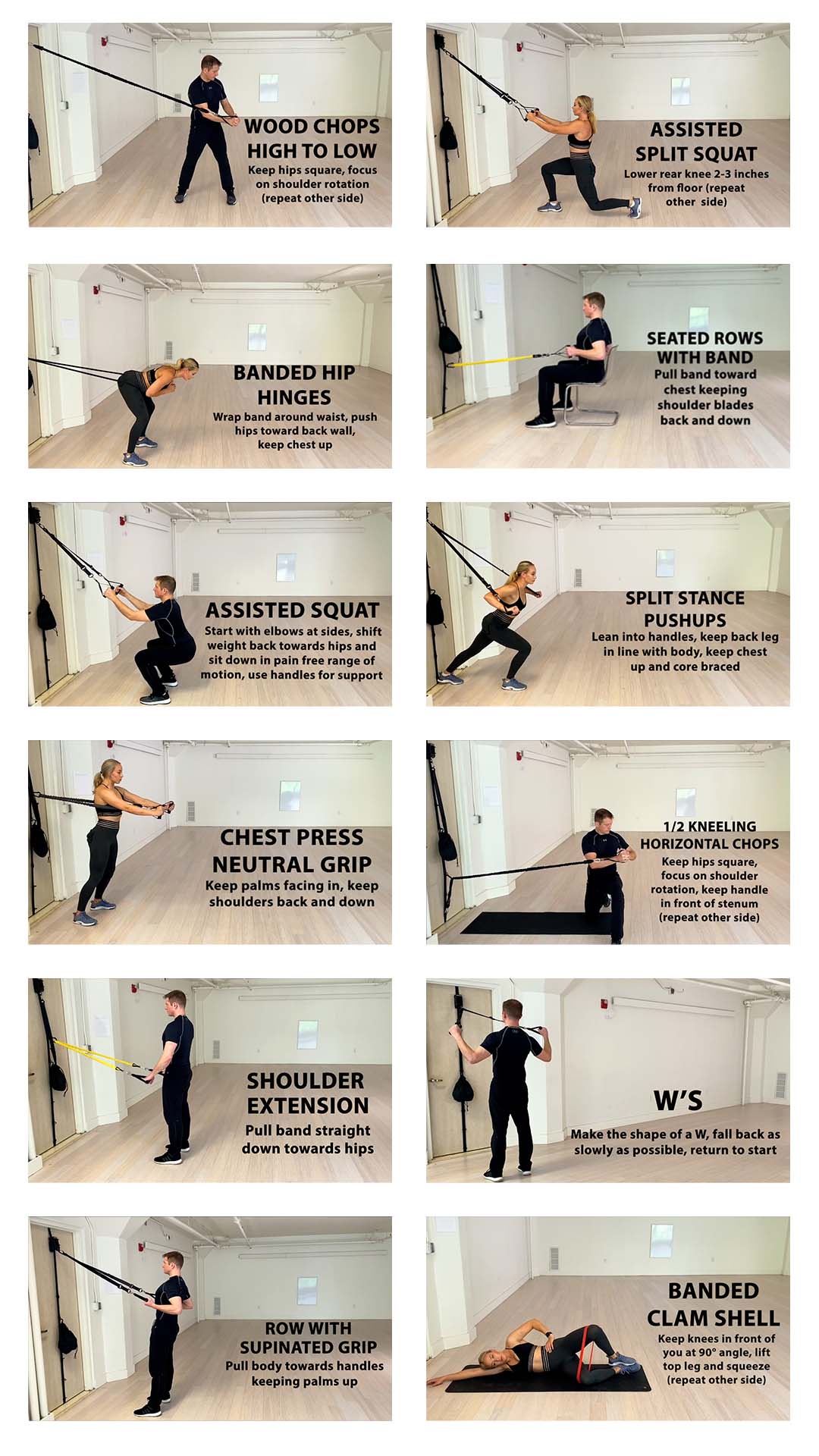 Upper Back Mini Resistance Band Back Exercises Mini Band Upper